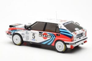 Lancia Delta Integrale 16V #5 J. Kankkunen / J. Piironen Rally Safari 1990 IXO 1:18 18RMC139C Метал — снимка 5 от 6
