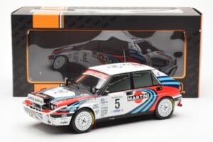 Lancia Delta Integrale 16V #5 J. Kankkunen / J. Piironen Rally Safari 1990 IXO 1:18 18RMC139C Метал — снимка 6 от 6