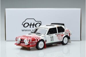 Lancia Delta S4 Group B #3 M. Alen / I. Kivimäki Olympus Rally 1986 Otto 1:18 OT976 Метал — снимка 6 от 6