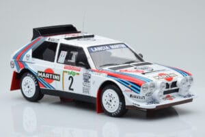 Lancia Delta S4 #2 M. Alen / I. Kivimaki Rally San Remo 1986 IXO 1:18 18RMC130A Метал — снимка 4 от 6