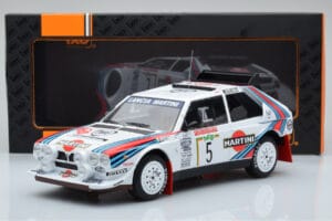 Lancia Delta S4 #5 M. Biasion / T. Siviero Rally San Remo 1986 IXO 1:18 18RMC130B Метал — снимка 6 от 6