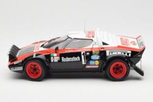 Lancia Stratos HF #1 Hunsruck Rally 1978 Kyosho 1:18 08130D Метал — снимка 4 от 8
