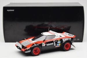 Lancia Stratos HF #1 Hunsruck Rally 1978 Kyosho 1:18 08130D Метал — снимка 8 от 8