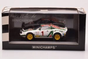 Lancia Stratos #1 S. Munari / S. Maiga Rally Monte Carlo 1977 Minichamps 1:43 430771201 Метал — снимка 4 от 4