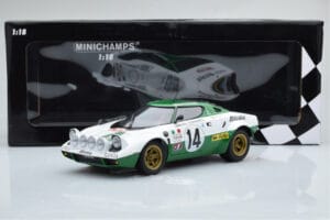 Lancia Stratos Alitalia #14 S. Munari / M. Mannucci Winners Rally Monte Carlo 1975 Minichamps 1:18 155751714 Метал — снимка 6 от 6