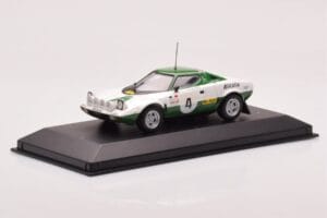 Lancia Stratos Alitalia #4 B. Waldegaard / H. Thorzelius Winner Rally Sweden 1975 Minichamps 1:43 430751204 Метал — снимка 2 от 4