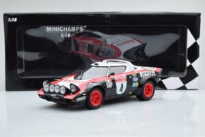 Lancia Stratos Pirelli #4 M. Alen / I. Kivimaki Winners Rally Sanremo 1978 Minichamps 1:18 155781704 Метал — снимка 6 от 6