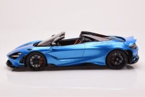 McLaren 765LT Spider Син GT Spirit 1:18 GT886 Смола — снимка 3 от 6