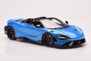 McLaren 765LT Spider Син GT Spirit 1:18 GT886 Смола — снимка 4 от 6