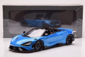 McLaren 765LT Spider Син GT Spirit 1:18 GT886 Смола — снимка 6 от 6