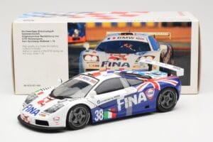 McLaren F1 GTR #38 M. Duez / M. Soper / E. Lafitte Team Bigazzi 24 Hours of Le Mans 1996 UT Models 1:18 80439421484 Метал — снимка 6 от 6