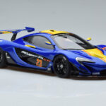 McLaren P1 GTR Синьо С Жълти Ивици AUTOart 1:18 - image 5 of 7