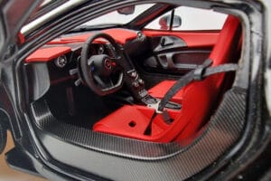 McLaren P1 Мат Черен AUTOart 1:18 76027 Метал — снимка 8 от 9