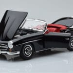 Mercedes 190 SL W121 Кабриолет Черен Minichamps 1:18 100037030 - image 2 of 8
