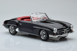 Mercedes 190 SL W121 Кабриолет Черен Minichamps 1:18 100037030 Метал — снимка 5 от 8