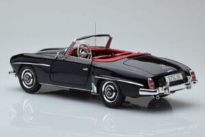 Mercedes 190 SL W121 Кабриолет Черен Minichamps 1:18 100037030 Метал — снимка 6 от 8