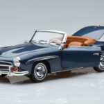 Mercedes 190 SL W121 Roadster Син Norev 1:18 - image 2 of 8