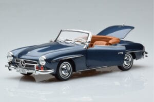 Mercedes 190 SL W121 Roadster Син Norev 1:18 B66040625 Метал — снимка 2 от 8