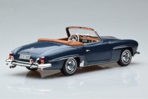 Mercedes 190 SL W121 Roadster Син Norev 1:18 B66040625 Метал — снимка 3 от 8