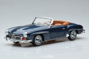Mercedes 190 SL W121 Roadster Син Norev 1:18