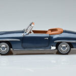 Mercedes 190 SL W121 Roadster Син Norev 1:18 - image 5 of 8