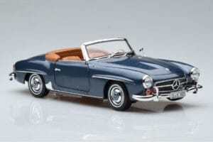 Mercedes 190 SL W121 Roadster Син Norev 1:18 B66040625 Метал — снимка 6 от 8