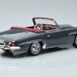 Mercedes 190 SL W121 Roadster Сив Norev 1:18 183402 Метал - image 3 of 8