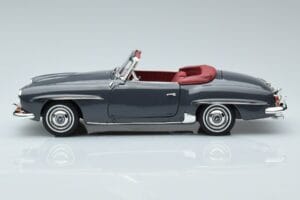 Mercedes 190 SL W121 Roadster Сив Norev 1:18 183402 Метал — снимка 4 от 8