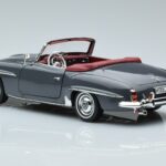 Mercedes 190 SL W121 Roadster Сив Norev 1:18 183402 Метал - image 6 of 8