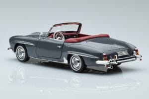 Mercedes 190 SL W121 Roadster Сив Norev 1:18 183402 Метал — снимка 6 от 8