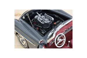 Mercedes 190 SL W121 Roadster Сив Norev 1:18 183402 Метал — снимка 7 от 8