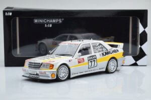 Mercedes 190E 2.5-16 W201 EVO 1 Karcher #77 F. Kreutzpointer Team AMG-Mercedes DTM 1990 Minichamps 1:18 155903677 Метал — снимка 6 от 6