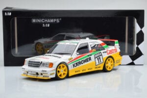 Mercedes 190E 2.5-16 W201 EVO 2 Karcher #11 J. Laffite Team Maas-Schons DTM 1992 Minichamps 1:18 155923611 Метал — снимка 6 от 6