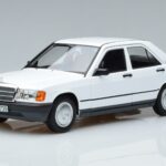 Mercedes 190 E W201 Бял Norev 1:18 183820 Метал