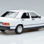 Mercedes 190 E W201 Бял Norev 1:18 183820 Метал - image 3 of 7