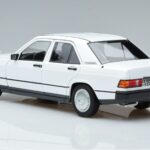 Mercedes 190 E W201 Бял Norev 1:18 183820 Метал - image 6 of 7