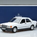 Mercedes 190 E W201 Бял Norev 1:18 183820 Метал - image 7 of 7