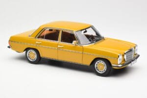 Mercedes 200/8 W115 Sahara Жълт Norev 1:18 183771 Метал — снимка 6 от 8