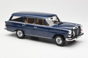 Mercedes 200 Universal W115 Син Norev 1:18 183599 Метал — снимка 6 от 8