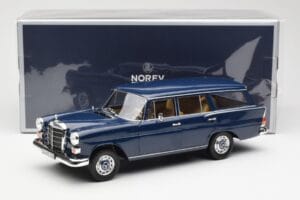 Mercedes 200 Universal W115 Син Norev 1:18 183599 Метал — снимка 8 от 8
