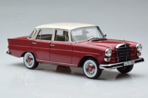 Mercedes 200 W110 Червен Norev 1:18 183706 Метал — снимка 6 от 7