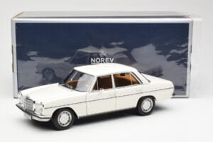 Mercedes 200 W115 Бял Norev 1:18 183770 Метал — снимка 8 от 8