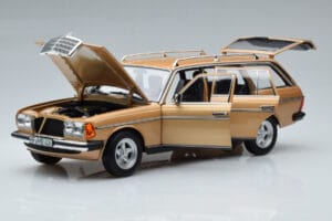 Mercedes 200T S123 AMG Package Бежово Norev 1:18 183739 Метал — снимка 2 от 9