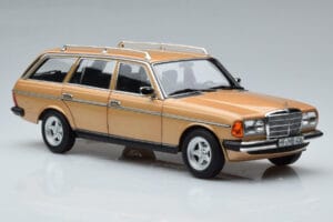 Mercedes 200T S123 AMG Package Бежово Norev 1:18 183739 Метал — снимка 6 от 9
