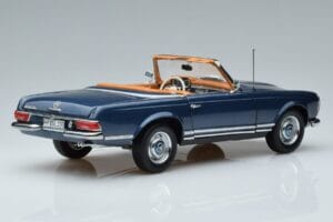 Mercedes 230 SL W113 Pagoda Син Лимитирана Серия Norev 1:18 183767 Метал — снимка 3 от 8