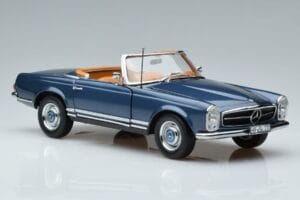 Mercedes 230 SL W113 Pagoda Син Лимитирана Серия Norev 1:18 183767 Метал — снимка 6 от 8