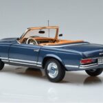 Mercedes 230 SL W113 Pagoda Син Лимитирана Серия Norev 1:18 183767 Метал - image 7 of 8