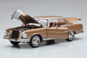 Mercedes 250 SE Coupe W111 Златен Металик Norev 1:18 183759 Метал — снимка 2 от 7