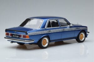 Mercedes 280 E AMG W123 Синьо Otto 1:18 OT221 Смола — снимка 2 от 6
