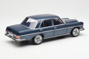 Mercedes 280 SE W108 Тъмносин Металик Norev 1:18 183534 Метал — снимка 3 от 8